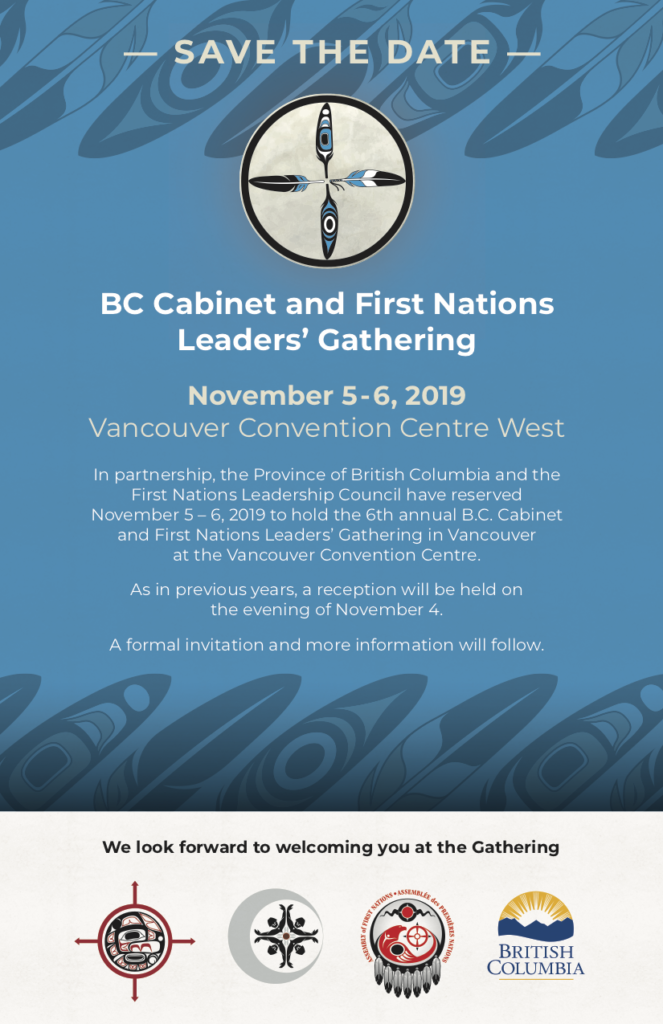 BC Cabinet And First Nations Leaders’ Gathering | British Columbia ...